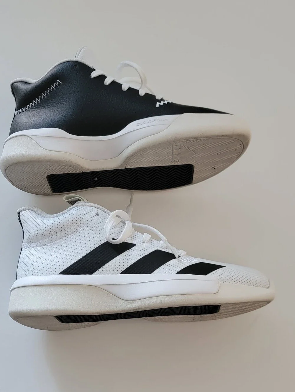 Adidas Pro Next G54445 Black White Cloudfoam Basketball Shoes Men's 8.5